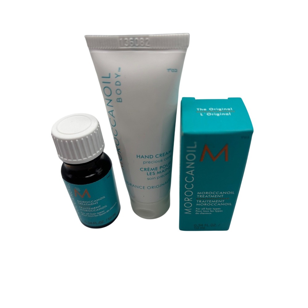 Moroccanoil Original Treatment Hair Oil and Hand Cream Set Travel Size